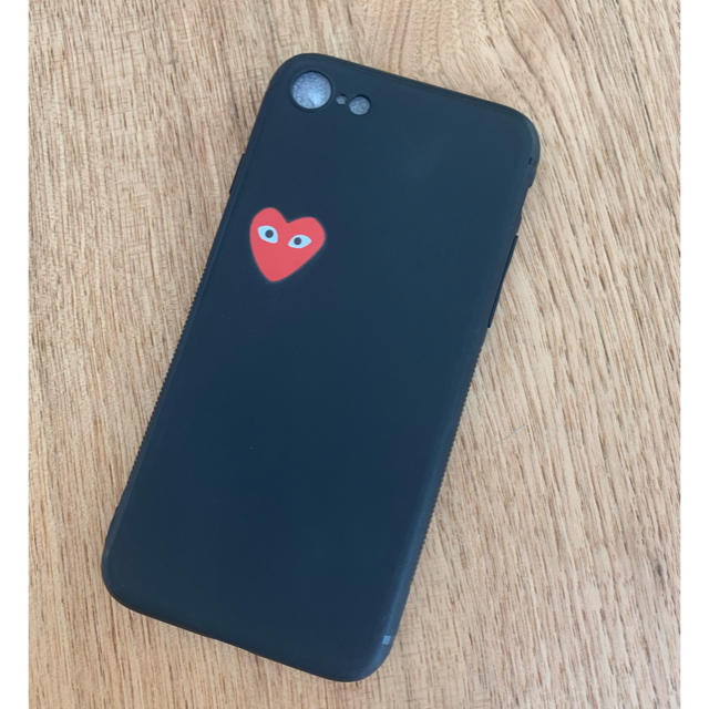 COMME des GARCONS(コムデギャルソン)のギャルソン　♡ iPhoneケース　7/8 シリコン　マット スマホ/家電/カメラのスマホアクセサリー(iPhoneケース)の商品写真