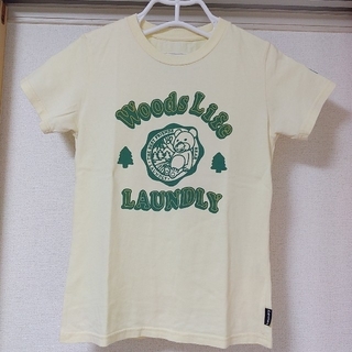 ランドリー(LAUNDRY)のLAUNDRY 黄色 Woods Life & ロゴ【2枚セット】(Tシャツ(半袖/袖なし))