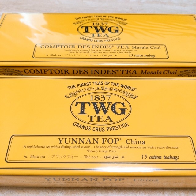 DEAN & DELUCA(ディーンアンドデルーカ)の新品♥TWG 紅茶　2箱　シンガポール 食品/飲料/酒の飲料(茶)の商品写真