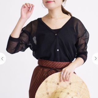 シップスフォーウィメン(SHIPS for women)の⭐︎専用⭐︎SHIPS for women シアーカシュクールカーディガン(カーディガン)