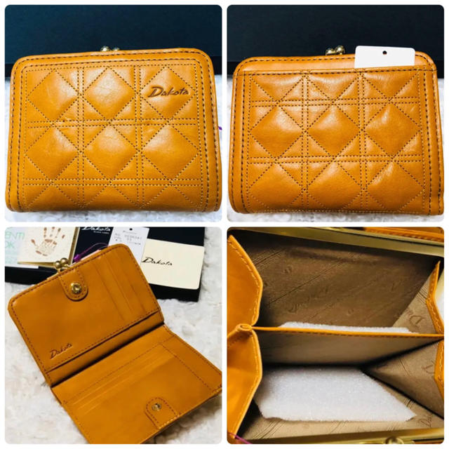専用 新品 ダコタ 二つ折り財布 ラウンドファスナー フィーロ