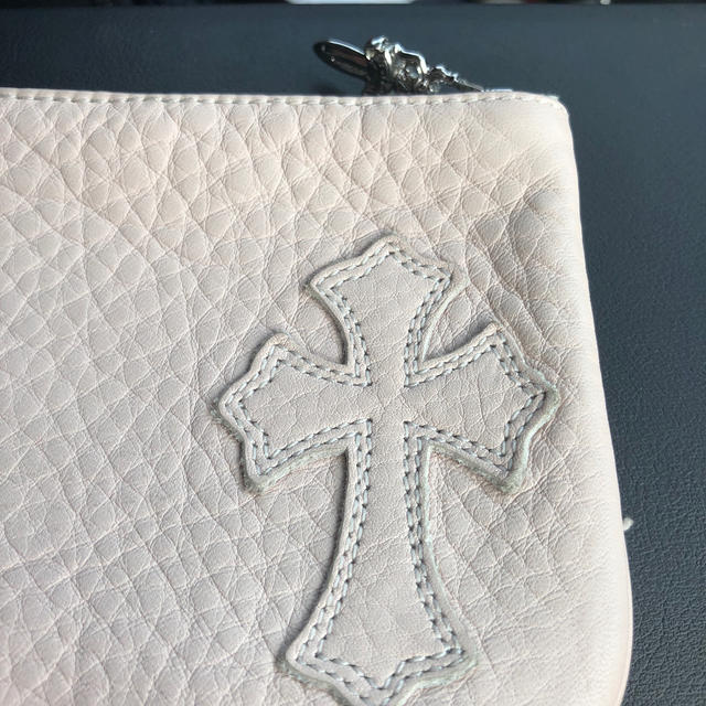 CHROME HEARTS クロムハーツクロスパッチ ダガージップ コインケース CHROME HEARTS クロムハーツクロスパッチ ダガージップ コインケース