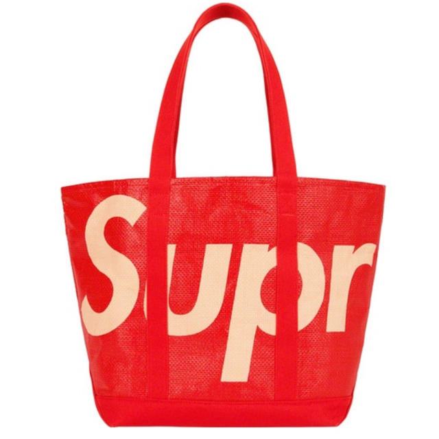 Supreme Raffia Tote Red シュプリーム トートバッグ