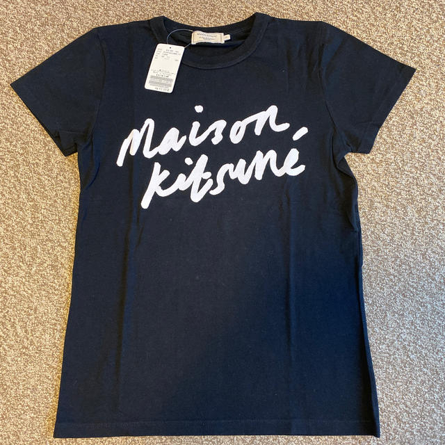 MAISON KITSUNE'(メゾンキツネ)のメゾンドキツネ☆ ロゴTシャツ レディースのトップス(Tシャツ(半袖/袖なし))の商品写真