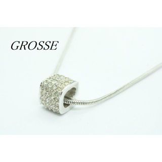 グロッセ(Grosse)の【U328】GROSSE グロッセ クリスタル パヴェ リング ネックレス(ネックレス)