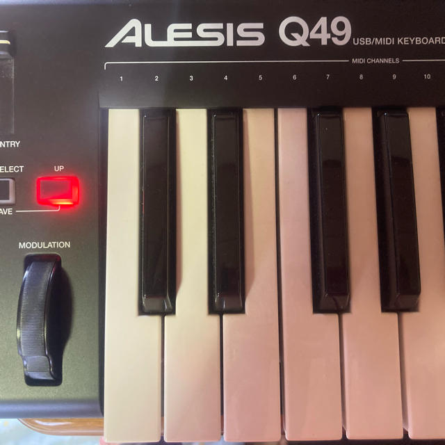 ALESIS Q49 MIDIキーボード 楽器のDTM/DAW(MIDIコントローラー)の商品写真