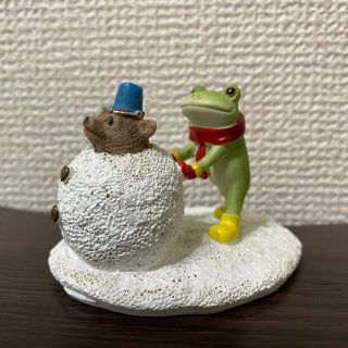 コポー　かえるとくま(置物)