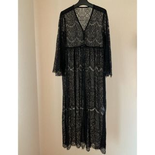 スライ(SLY)のSLY LACE MAXI GOWN(カーディガン)