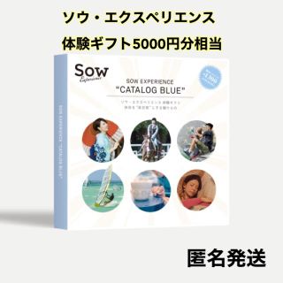 ソウ・エクスペリエンス 体験ギフトBLUE 5000円相当 SOW(その他)