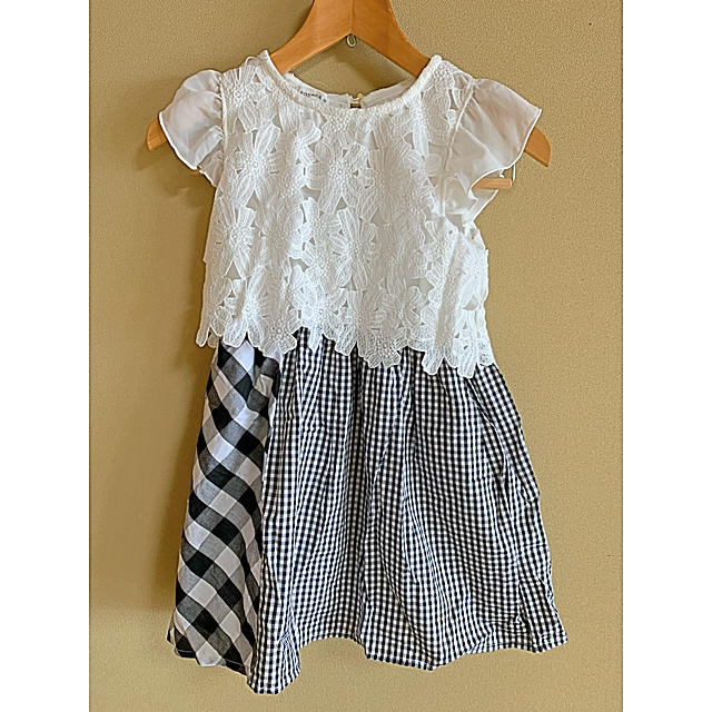 タグ付き新品♡上品ワンピース キッズ/ベビー/マタニティのキッズ服女の子用(90cm~)(ワンピース)の商品写真