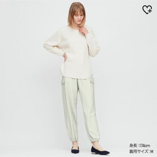 UNIQLO(ユニクロ)のルーズフィットカーゴジョガーパンツ（丈長め 71cm） レディースのパンツ(ワークパンツ/カーゴパンツ)の商品写真