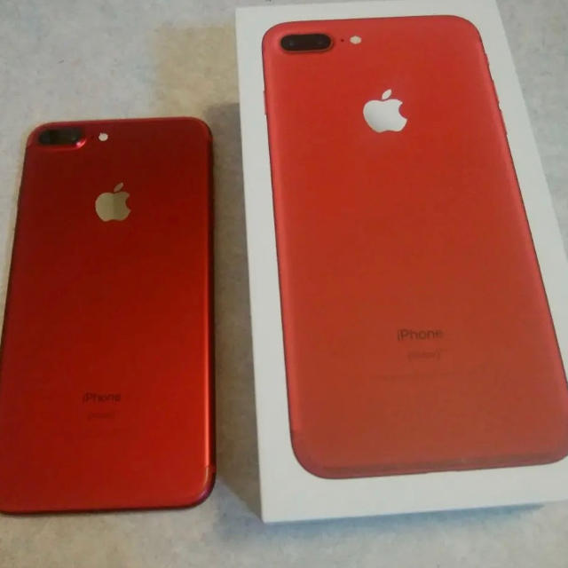 iPhone 7 Plus Red 128 GB SIMフリースマートフォン本体