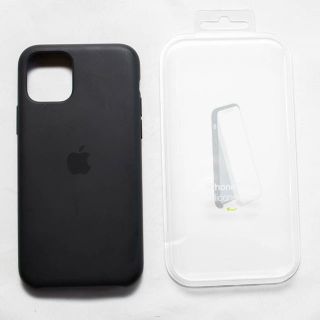 アップルストア購入 iPhone11 Pro 純正シリコンケース ブラック(iPhoneケース)