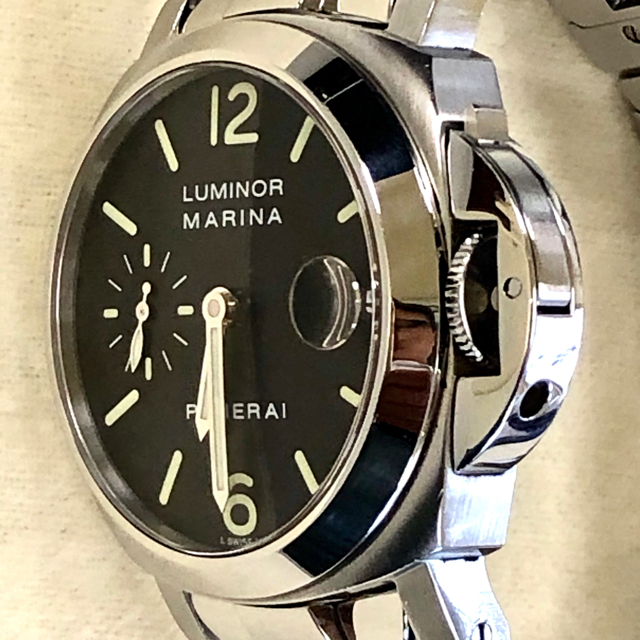 OFFICINE PANERAI(オフィチーネパネライ)のパネライ ルミノール マリーナ PAM00050 (中古)Ｆ番2003年 メンズの時計(腕時計(アナログ))の商品写真