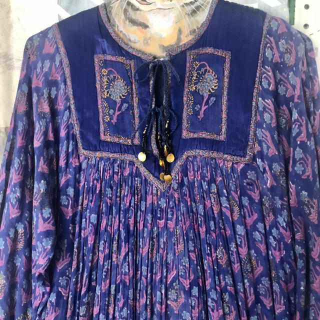 Lochie 70s ヴィンテージ インド綿 ワンピース 青 紫系の通販 By Aurora S Shop ロキエならラクマ Lochie 70s ヴィンテージ インド綿 ワンピース 青 紫系の通販 By Aurora S Shop ロキエならラクマ