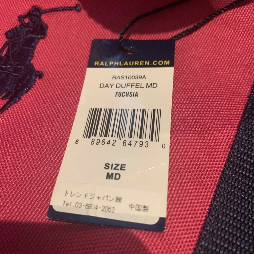 POLO RALPH LAUREN(ポロラルフローレン)の【新品】ラルフローレン RALPHLAUREN ボストンバッグ ピンク レディースのバッグ(ボストンバッグ)の商品写真