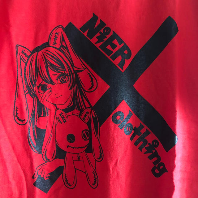 NieR ニーアちゃん Tシャツ 赤 非売品？ | フリマアプリ ラクマ