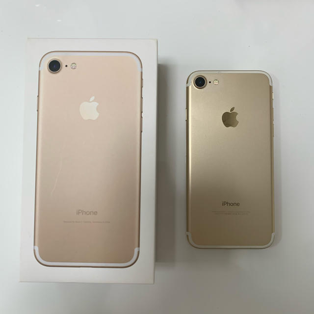 スマートフォン/携帯電話iPhone7 SIMフリー 本体のみ ゴールド iPhone 7 アイフォン