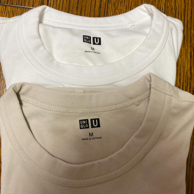 UNIQLO(ユニクロ)の❣️お買い得❣️UNIQLOクルーネックTシャツ2枚セット レディースのトップス(Tシャツ(半袖/袖なし))の商品写真