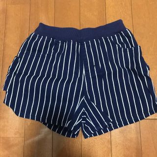 ジーユー(GU)のキッズ 女の子 120 ストライプ パンツ ズボン GU(パンツ/スパッツ)