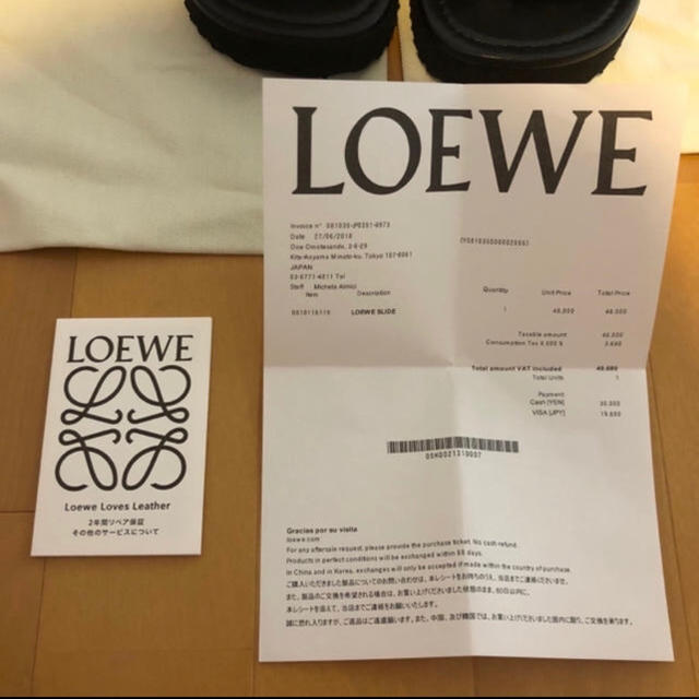 LOEWE サンダル 39