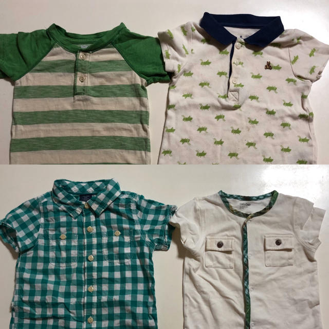 GAP(ギャップ)のgap GAP 80 男の子80 ロンパース80 キッズ/ベビー/マタニティのベビー服(~85cm)(ロンパース)の商品写真