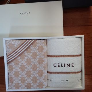 セリーヌ(celine)のCELINE ☆ セリーヌ フェイスタオル２枚セット 新品(タオル/バス用品)