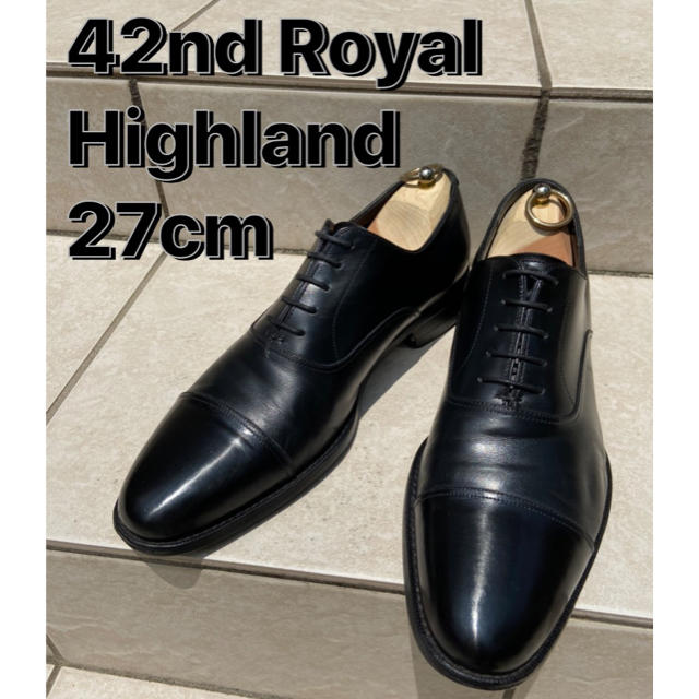 週末最終価格❗️ 42nd Royal Highland 27cm  革靴