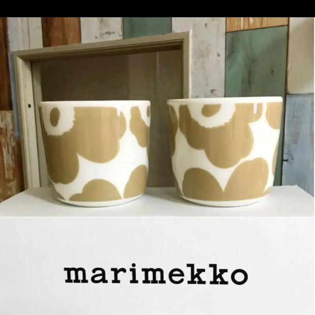 marimekko(マリメッコ)のマリメッコ　ウニッコ　ラテマグ　マグカップ　2個セット　新品未使用 キッズ/ベビー/マタニティの授乳/お食事用品(マグカップ)の商品写真