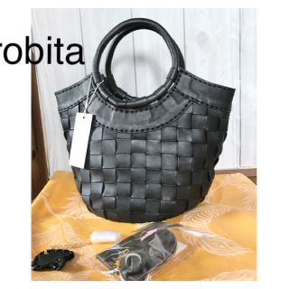 ロビタ(robita)の●新品未使用●robita【ロビタ】メッシュレザーバッグ(トートバッグ)