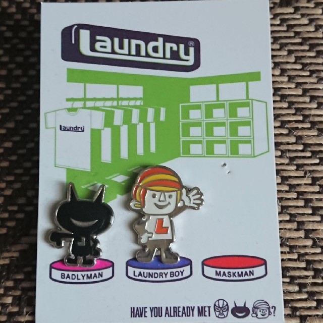 LAUNDRY(ランドリー)のランドリー ピンバッチ エンタメ/ホビーのアニメグッズ(バッジ/ピンバッジ)の商品写真