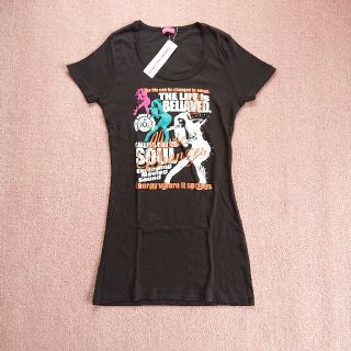 新品未使用 タグ付き プリントTシャツ L(Tシャツ/カットソー(半袖/袖なし))