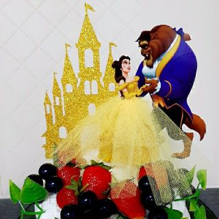 ディズニー(Disney)の新品❤️訳ありセール👑プリンセス&お城👑ケーキトッパー(その他)