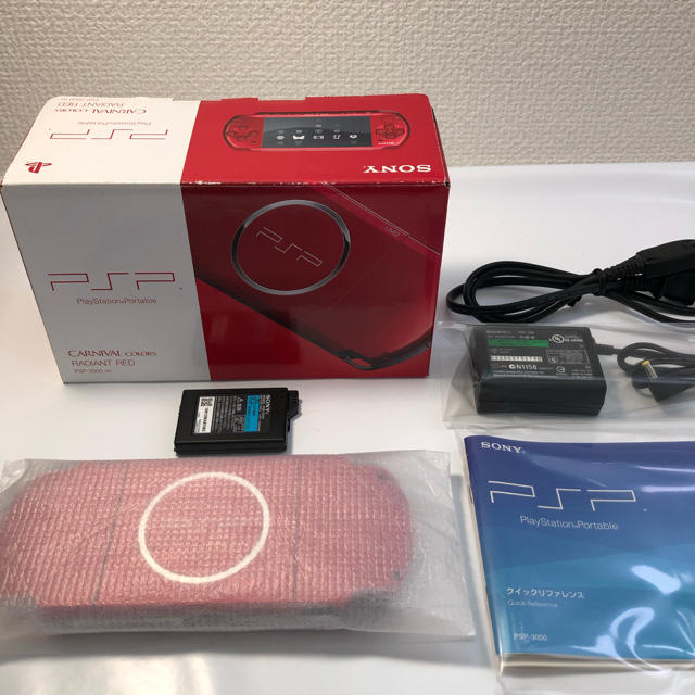 ★極美品‼  ︎PSP-3000 レッド 送料込み‼︎