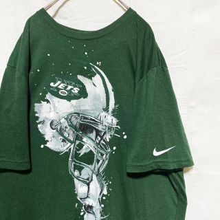 ナイキ(NIKE)のNIKE NFL JETS ジェッツ オーバーサイズ ビッグサイズ シャツ(Tシャツ/カットソー(半袖/袖なし))