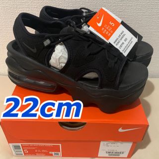 ナイキ(NIKE)の【正規品】エアマックスココ　22センチ　黒(サンダル)