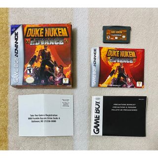 ニンテンドウ(任天堂)のGBA DUKE NUKEM /デュークニューケム アドバンス(携帯用ゲーム機本体)