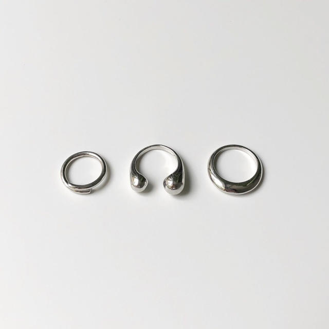 Kastane(カスタネ)のgray  silver ring レディースのアクセサリー(リング(指輪))の商品写真