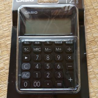 カシオ(CASIO)のCASIO 電卓 12桁 黒(オフィス用品一般)