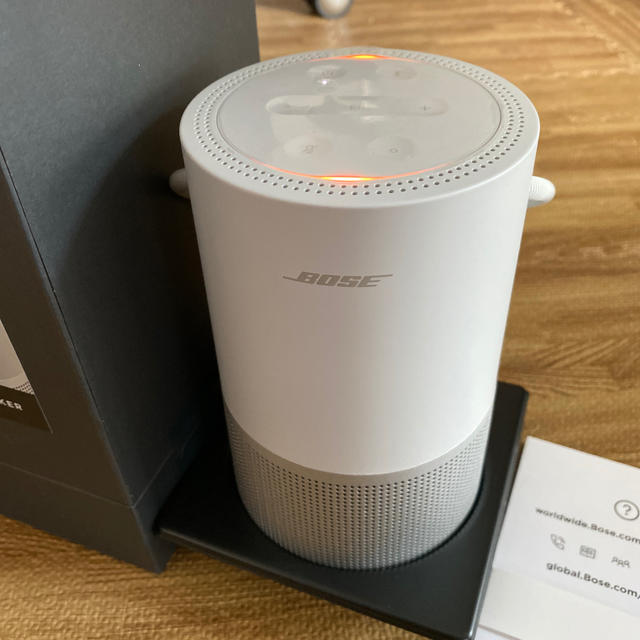 ほぼ新品 BOSE PORTABLE HOME SPEAKER ホワイト - estadella.eu