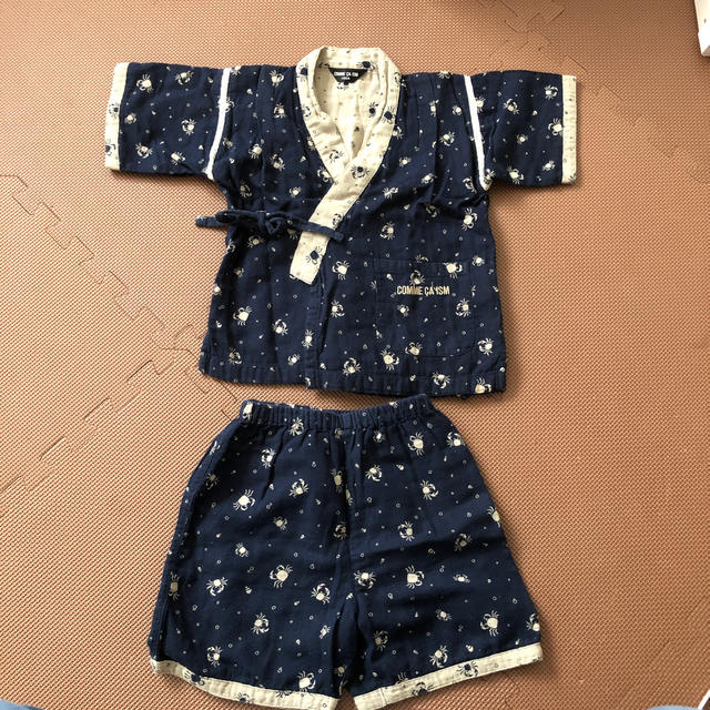 COMME CA ISM(コムサイズム)のCOMME CA ISM❁キッズ甚平100 キッズ/ベビー/マタニティのキッズ服男の子用(90cm~)(甚平/浴衣)の商品写真