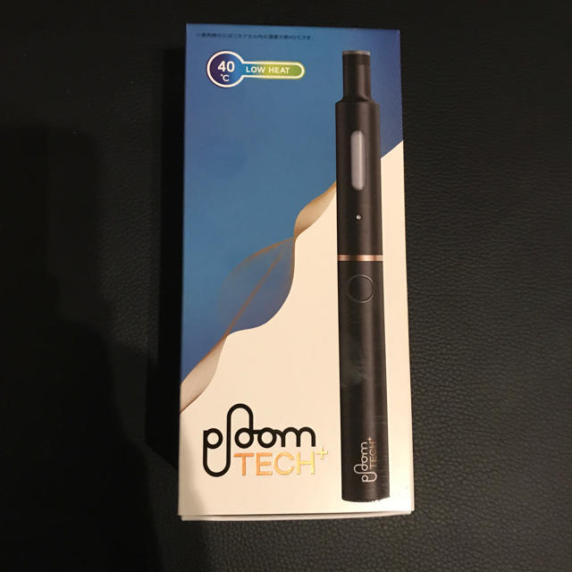 PloomTECH(プルームテック)の【値下】プルームテックプラス(ploome tech+)黒　スターターキット メンズのファッション小物(タバコグッズ)の商品写真