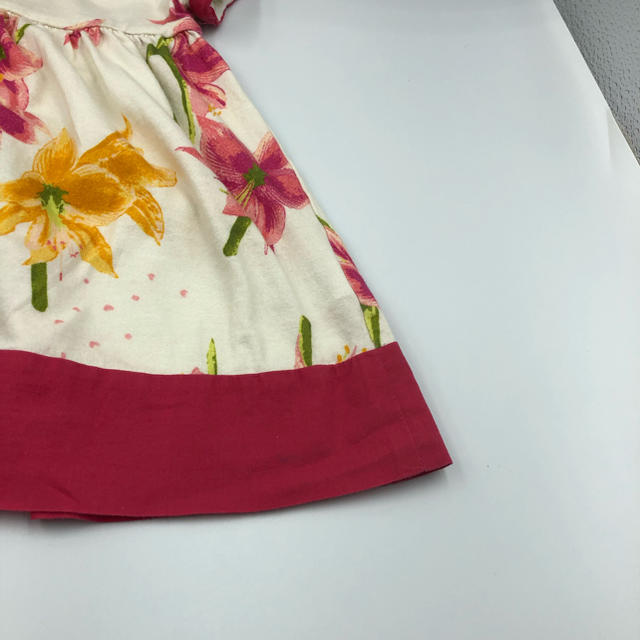 hakka baby(ハッカベビー)のhakka baby 花柄ワンピース　90サイズ キッズ/ベビー/マタニティのキッズ服女の子用(90cm~)(ワンピース)の商品写真