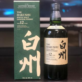 サントリー(サントリー)の【新品未使用】サントリー 白州 12年 700ml 43% UK輸入品(ウイスキー)