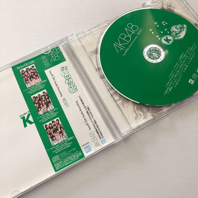 AKB48(エーケービーフォーティーエイト)のAKB48♡チームK6th公演曲CD「RESET」 エンタメ/ホビーのCD(ポップス/ロック(邦楽))の商品写真