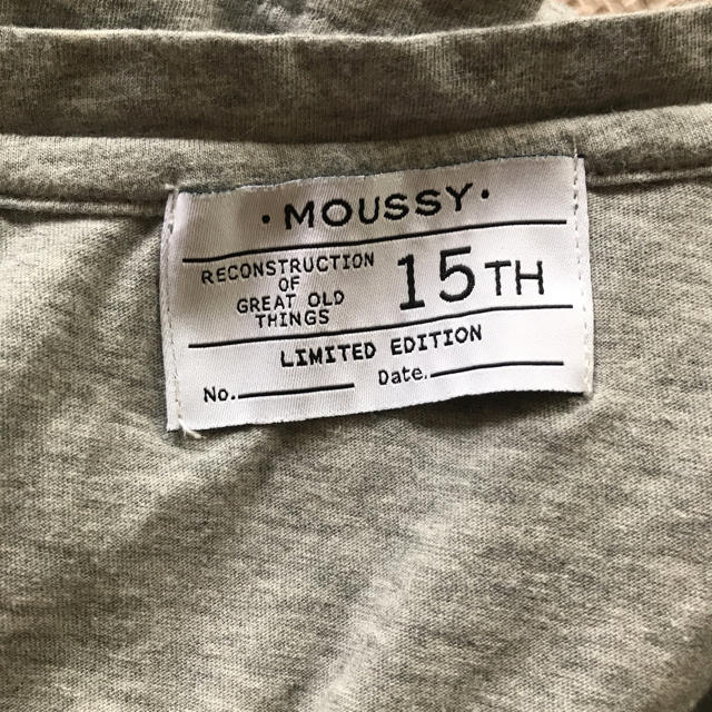 moussy(マウジー)のmoussy 15TH 半袖Tシャツ レディースのトップス(Tシャツ(半袖/袖なし))の商品写真