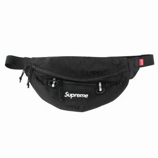 Supreme(シュプリーム)の19SS Supreme Waist Bag ウエストバッグ　黒　ブラック メンズのバッグ(ウエストポーチ)の商品写真
