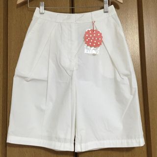 ドットアンドストライプスチャイルドウーマン(Dot&Stripes CHILDWOMAN)のホワイト ハーフパンツ(ハーフパンツ)