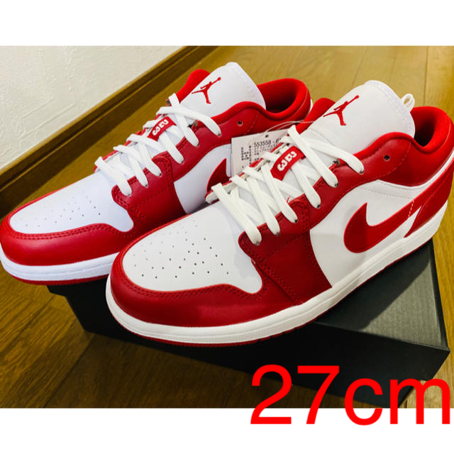 air jordan 1 Low 27cm 新品 GYM RED ジムレッド - スニーカー