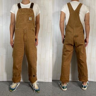 美品 カーハート オーバーオール 34 ✖️32 2054